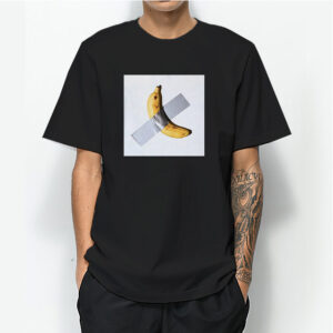 Taped Banana Art Meme T-shirt