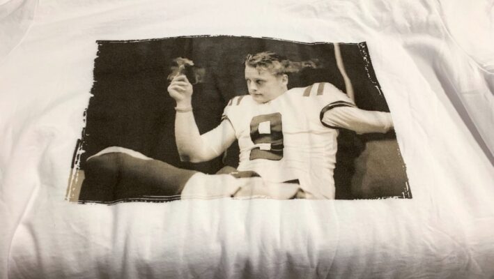 The Joe Burrow Cigar Smoking T-Shirt