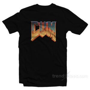 Cum Doom Logo Parody T-Shirt