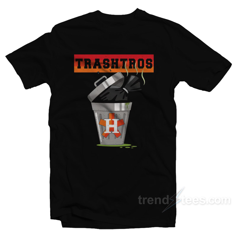 Houston Asterisks Thrashtros Trash Can T-Shirt