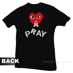 Pray Commes Des Garcons Play Parody T-Shirt