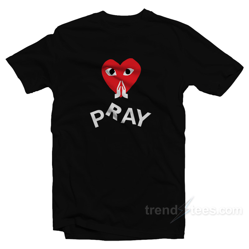 Pray CDG Play Logo Parody T-Shirt