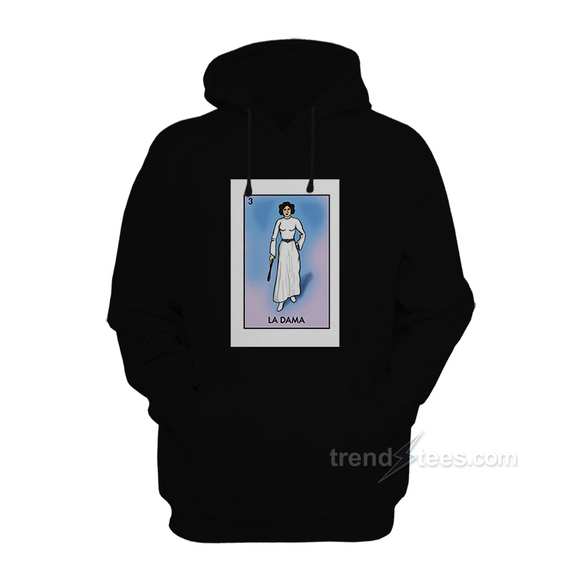 Star Wars La Dama Loteria Card Hoodie