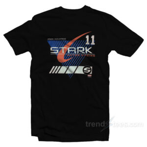 Stark Industries Motor Racing Marvel Iron Man T-Shirt