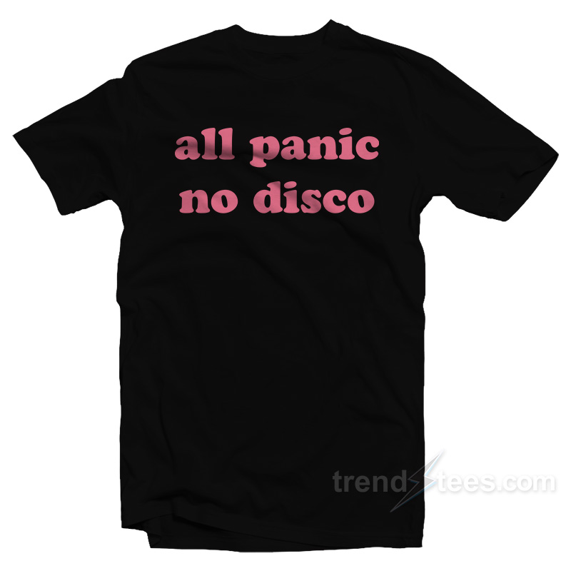 all panic no disco shirt