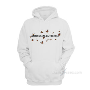 Get It Now Antisocial Butterfly Hoodie trendstees