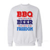 BBQ Beer Freedom America USA Party Sweatshirt