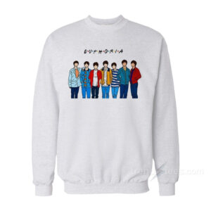 BTS Uphoria Friends Logo Sweatshirt