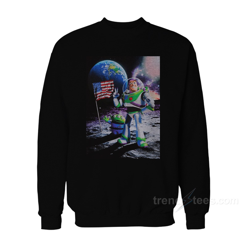 Buzz Lightyear Moon Landing Sweatshirt