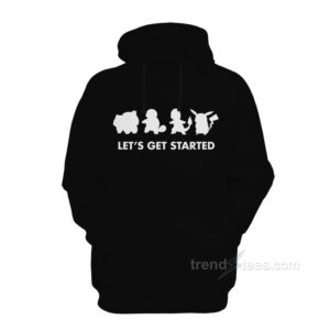 Let's Get Started Pokemon Hoodie