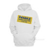 Yellow Tape Fragile Handle With Care Do Not Loner Hoodie
