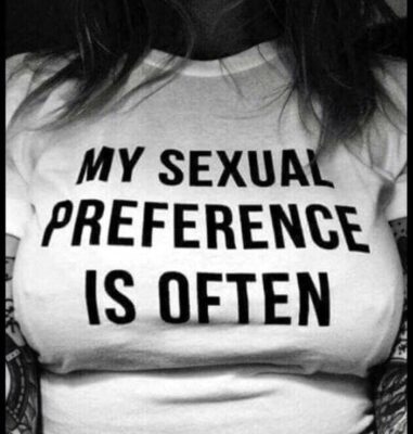 My Sexual Preference Is Often