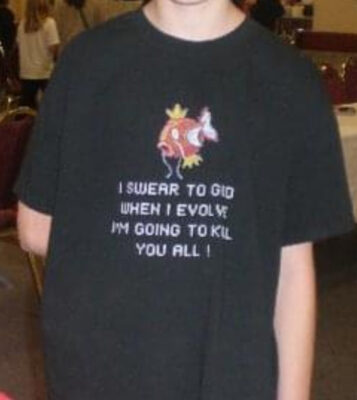 Magikarp Pokemon When I Envolve I'm Going To Kill You All T-Shirt