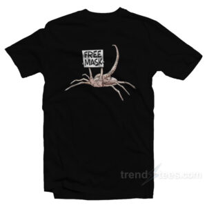 Funny Free Mask Alien Vs Predator T-Shirt