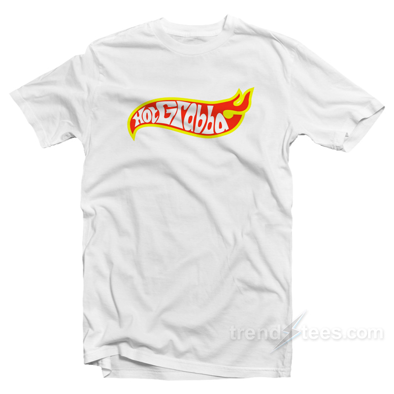 Hot Grabba Hot Wheels Logo Parody T-Shirt