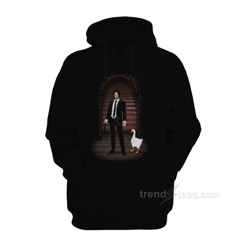 John Wonk John Wick Honk Parody Hoodie