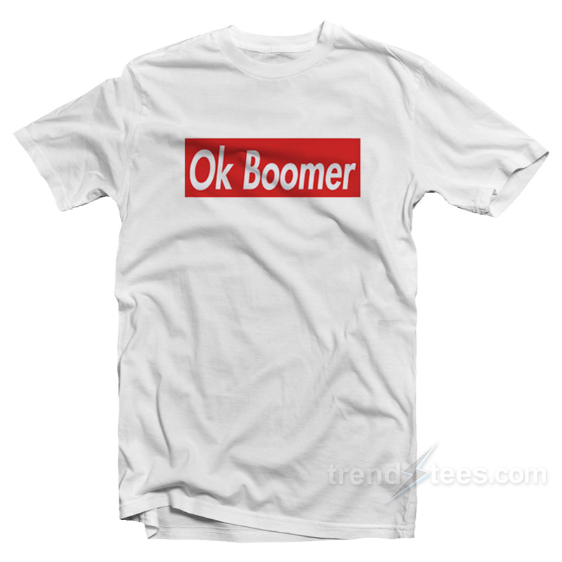 Ok Boomer Box Logo T-Shirt