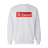 Ok Boomer Box Logo Sweatshirt