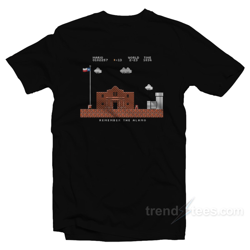 Remember the Alamo Mario T-Shirt