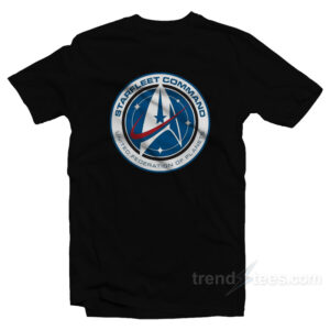 STAR TREK Starfleet Command United Federation Of Planets T-Shirt