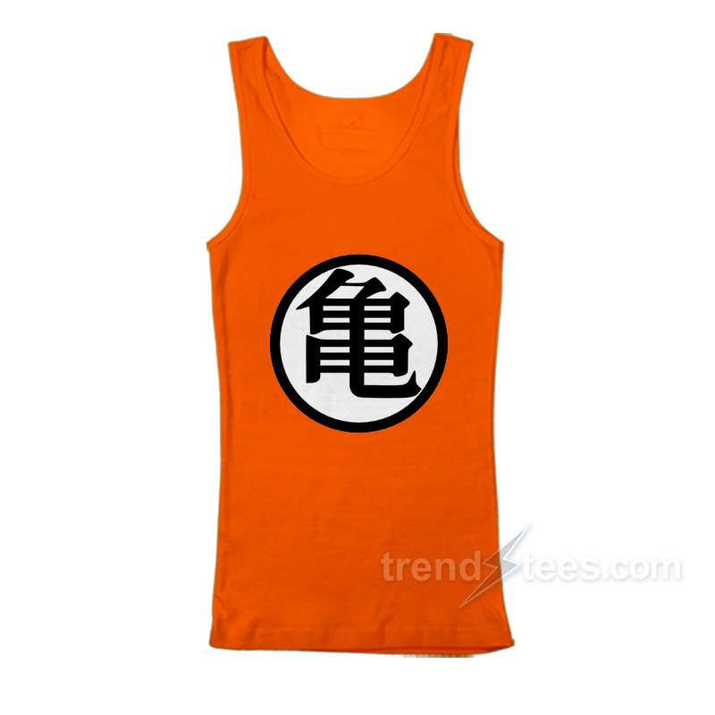 Periodisk Happening kor Get It Now Dragon Ball Goku Kame Symbol Tank Top - trendstees.com