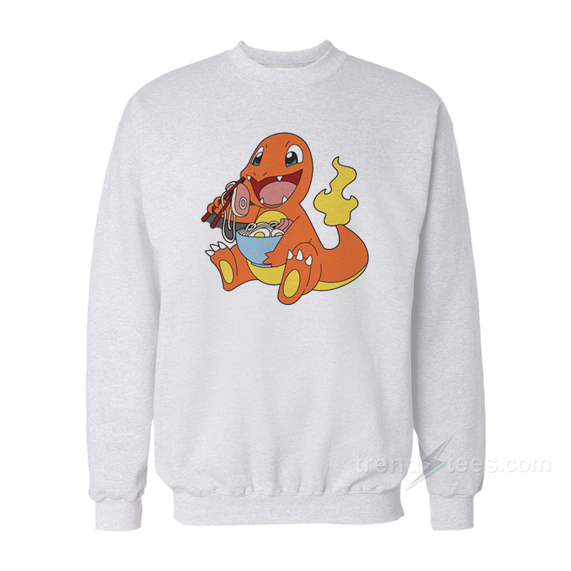 Charmander Eating Ramen Sweatshirt