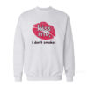 Haley Williams Paramore Kiss Me I Don’t Smoke Sweatshirt
