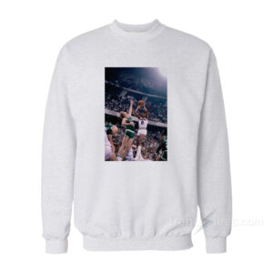 Julius Erving Jump Shot Against Rival Larry Bird Sweatshirt