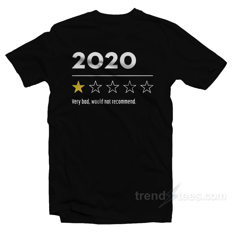 2020 do not recommend t shirt
