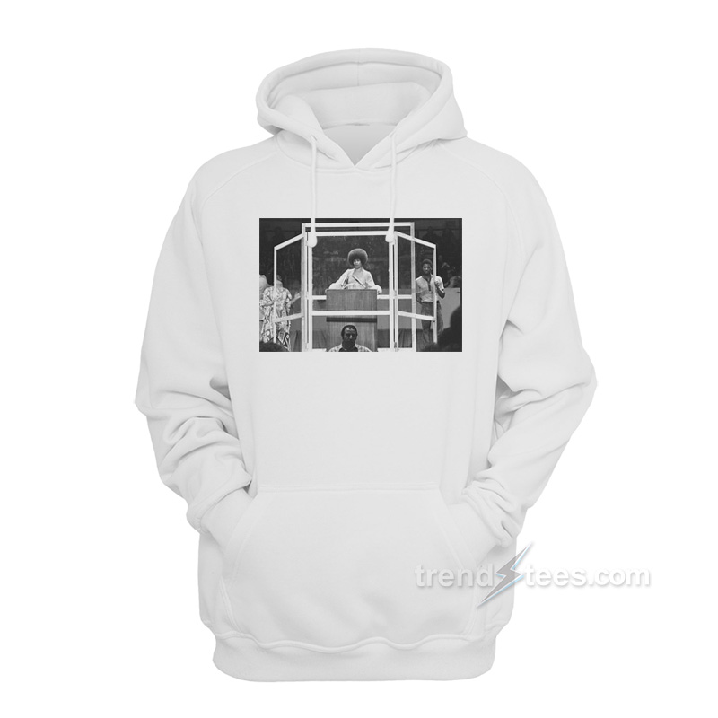 Angela Davis Speaking At Madison Square Garden In 1975 Hoodie