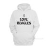 I Love Beagles Hoodie