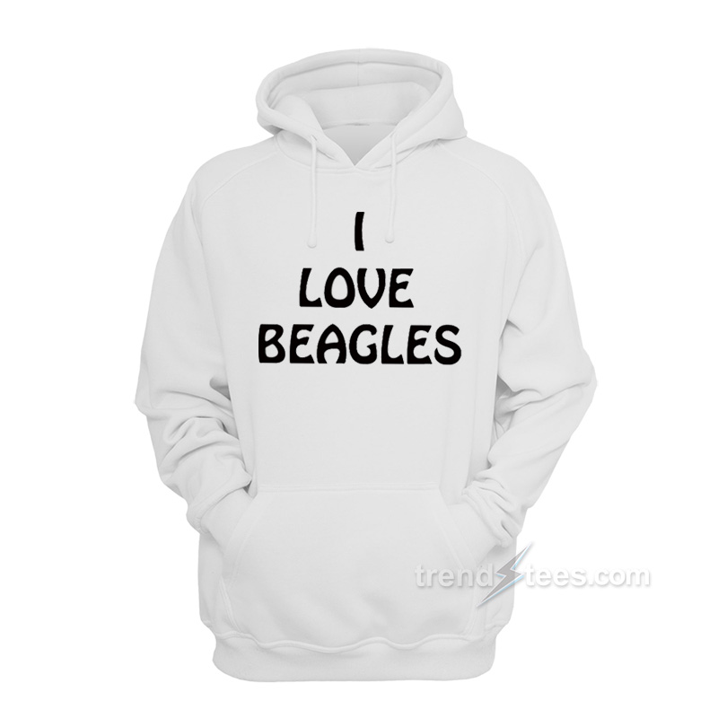 I Love Beagles Hoodie