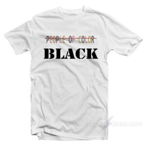 People Of Color Black T-Shirt