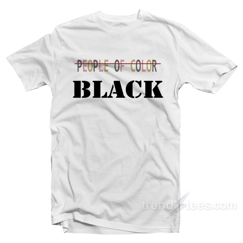 People Of Color Black T-Shirt