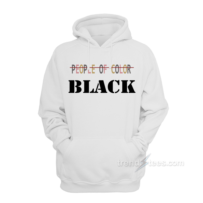 People Of Color Black Hoodie