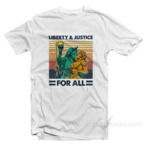 Vintage Liberty And Justice For All T-Shirt