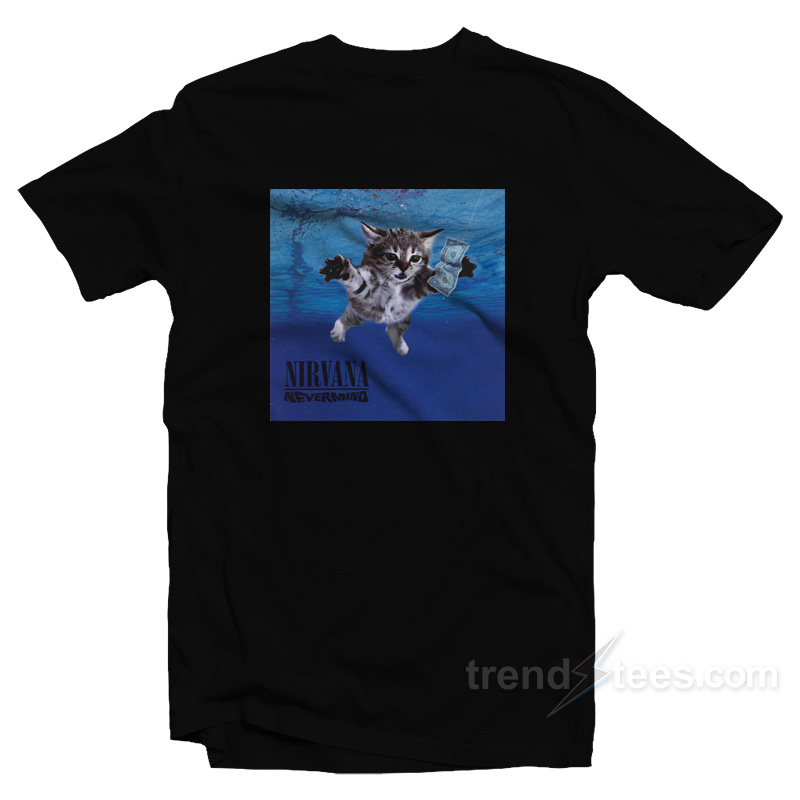 Cat Cobain Nirvana Parody T ShirtFor Sale Trendstees