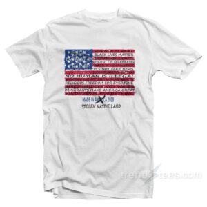 Fuck Trump Stolen Native Land T-Shirt