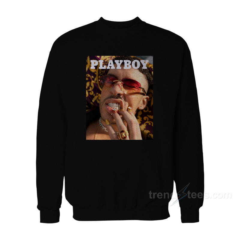 Playboy Bad Bunny Sweatshirt For Sale Trendstees Com