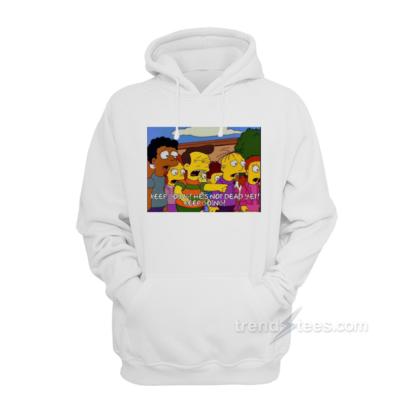 The Simpsons Stop He's Already Dead Hoodie