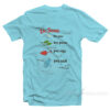 Dr. Seuss Book In Spanish One Fish Two Fish Red Fish Blue Fish T-Shirt