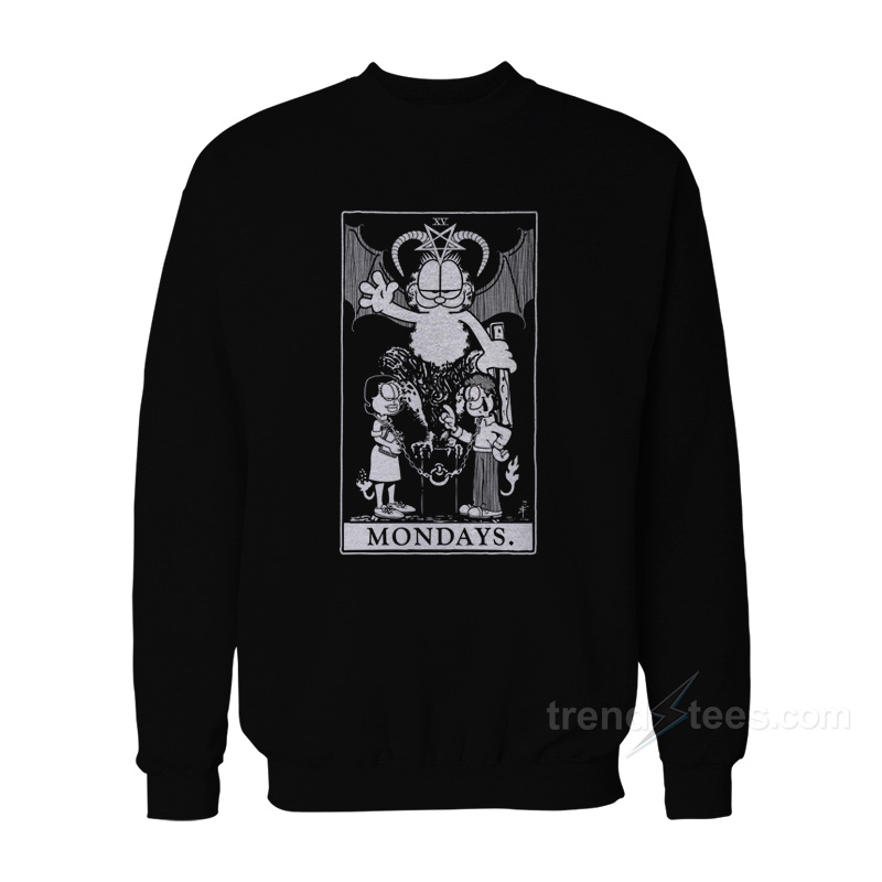 Garfield Tarot Mondays Sweatshirt