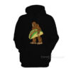 Bigfoot Carrying A Taco Hoodie