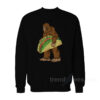 Bigfoot Carrying A Taco Sweatshirt