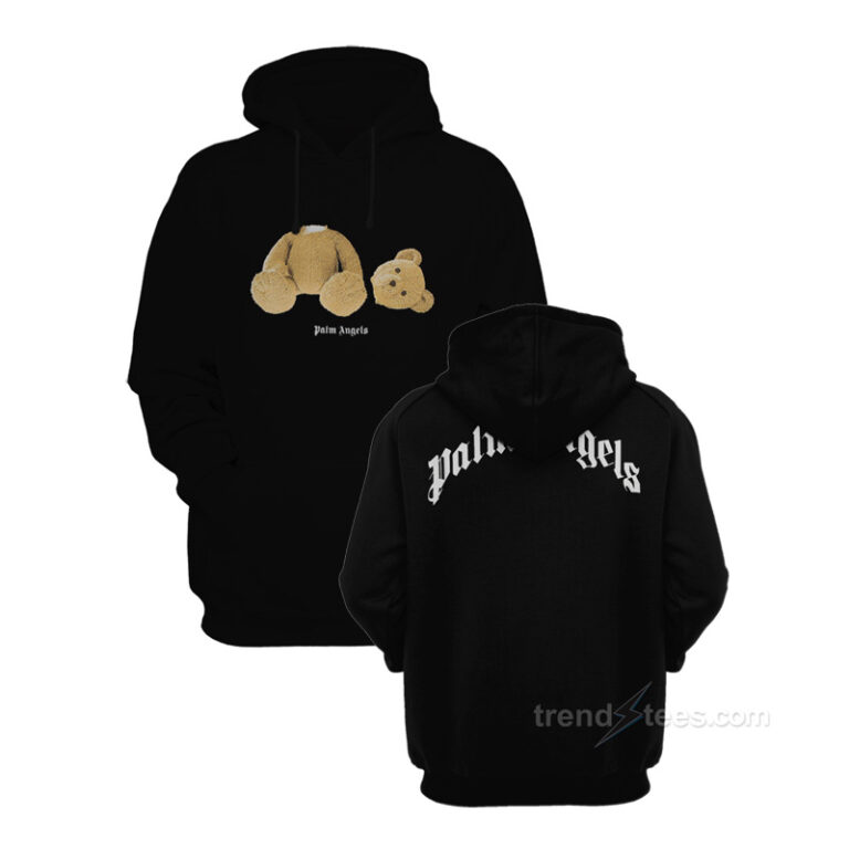Teddy bear palm angels hoodie Clearance