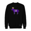 James G.O.A.T. King Deluxe Sweatshirt