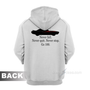 SuperM Never Fall Never Quit Never Stop Go 100 Hoodie