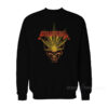 Pantera Weed Leaf Skull Sweatshirt