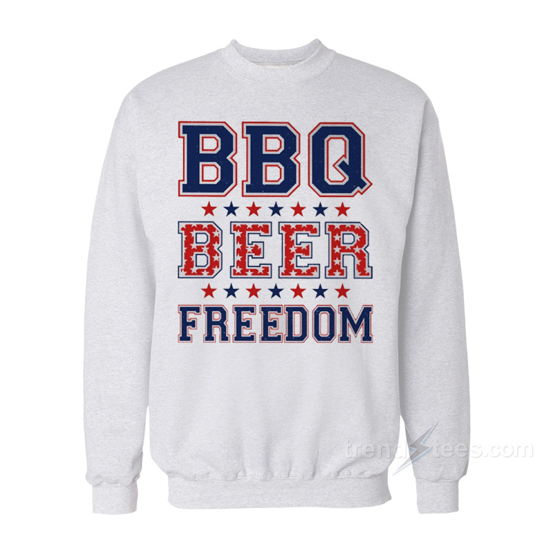BBQ Beer Freedom Sweatshirt