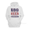 BBQ Beer Freedom Hoodie